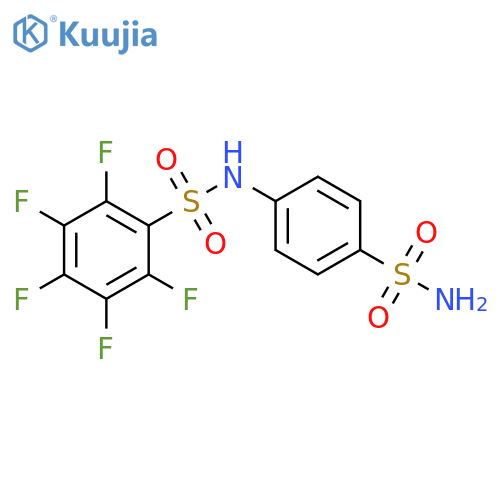 Benzenesulfonamide,N-[4-(aminosulfonyl)phenyl]-2,3,4,5,6-pentafluoro- structure