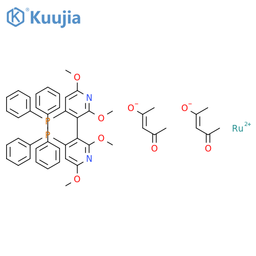 (R)-P-PHOS RUTHENIUM (ACAC)2 structure