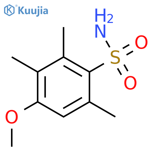 Benzenesulfonamide, 4-methoxy-2,3,6-trimethyl- structure