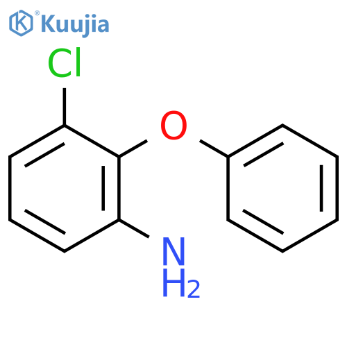 3-chloro-2-phenoxyaniline structure