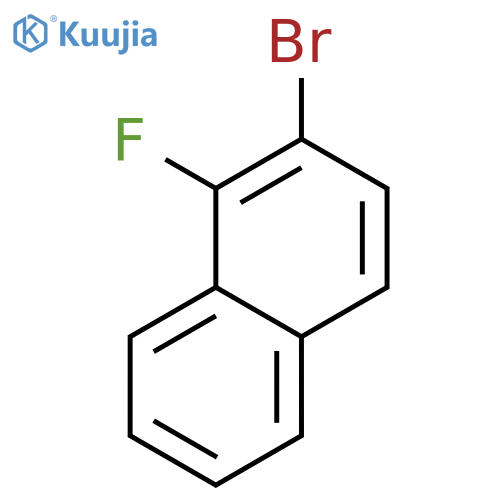 2-Bromo-1-fluoronaphthalene structure