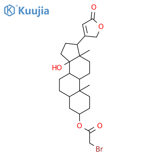 Card-20(22)-enolide,3-[(bromoacetyl)oxy]-14-hydroxy-, (3b,5b)- (9CI) structure