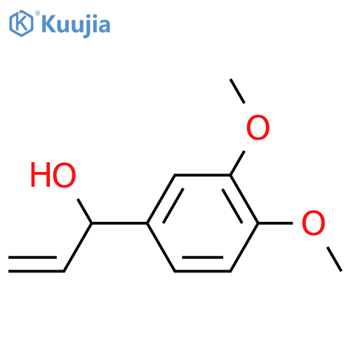 1-(3,4-dimethoxyphenyl)prop-2-en-1-ol structure