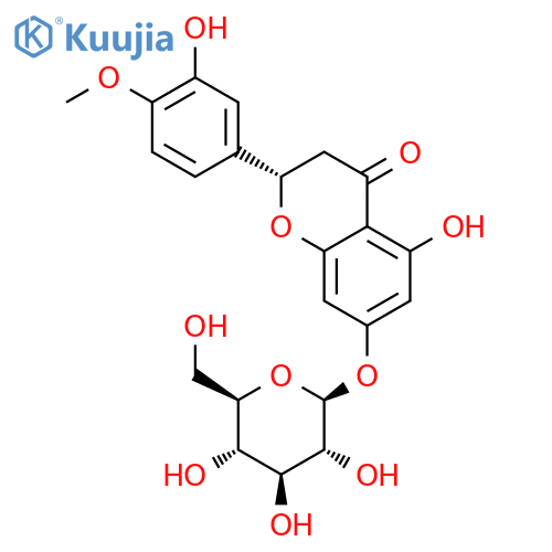 Hesperetin 7-O-glucoside structure