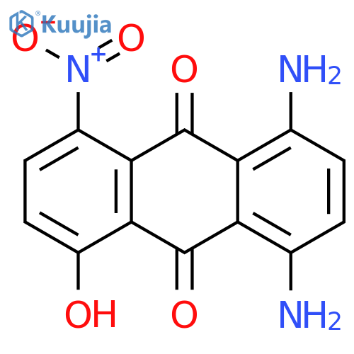 9,10-Anthracenedione, 1,4-diamino-5-hydroxy-8-nitro- structure