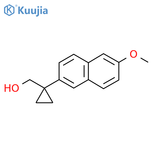 1-(6-methoxynaphthalen-2-yl)cyclopropylmethanol structure