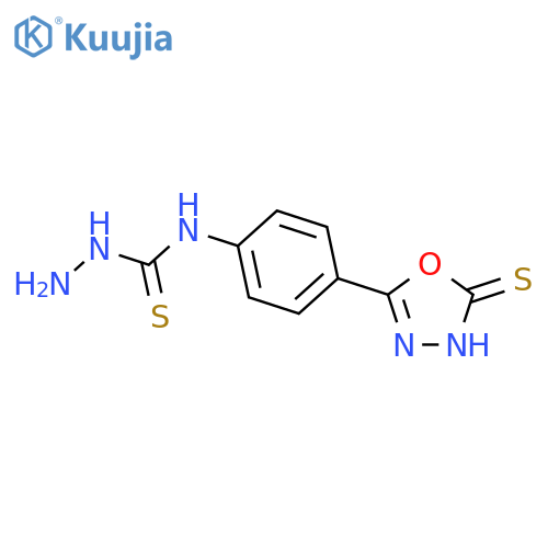 N-(4-(5-Mercapto-1,3,4-oxadiazol-2-yl)phenyl)hydrazinecarbothioamide structure