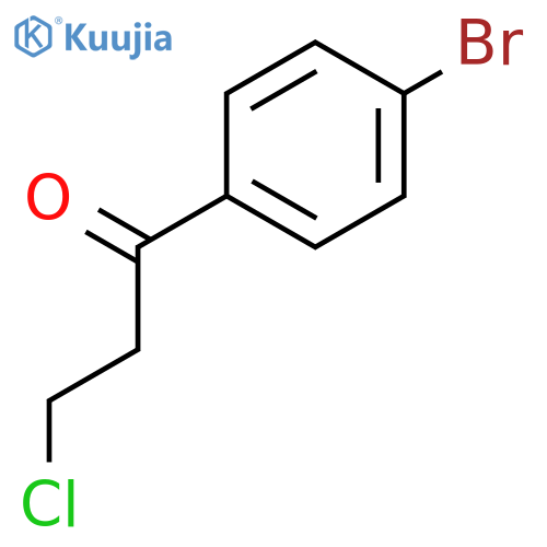 1-(4-Bromophenyl)-3-chloropropan-1-one structure