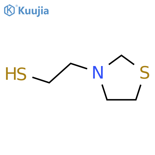 2-(1,3-thiazolidin-3-yl)ethane-1-thiol structure
