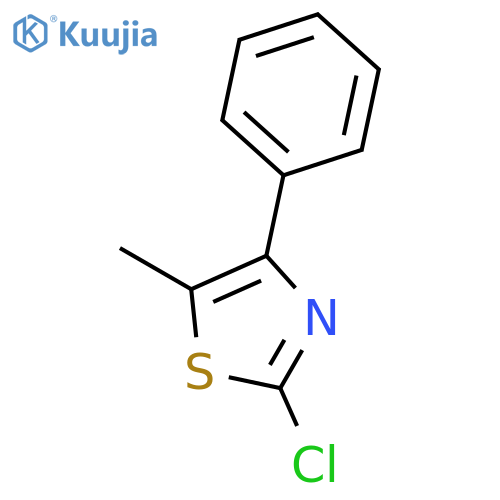 2-chloro-5-methyl-4-phenyl-1,3-thiazole structure
