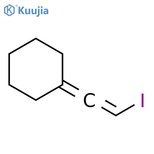 Cyclohexane, (2-iodoethenylidene)- structure