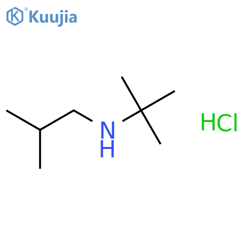 N-(tert-butyl)-2-methyl-1-propanamine hydrochloride structure