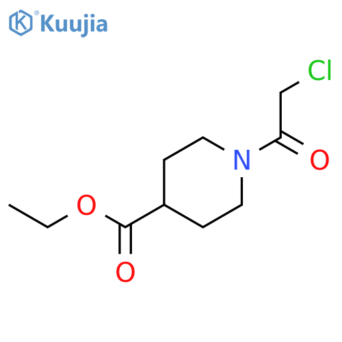 Ethyl 1-(2-chloroacetyl)piperidine-4-carboxylate structure