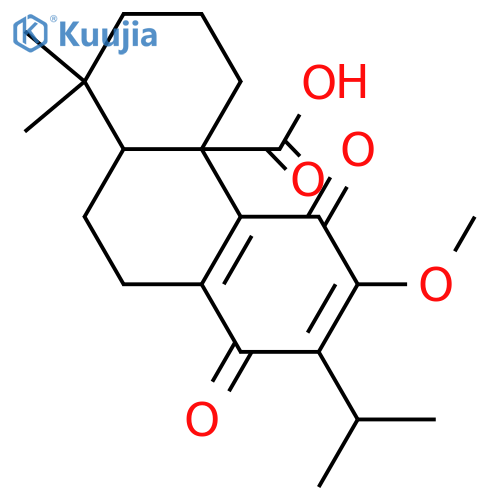 12-Hydroxy-11,14-dioxo-8,12-abietadien-20-oic acid; 12-Me ether structure