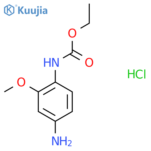 Ethyl N-(4-amino-2-methoxyphenyl)carbamate;hydrochloride structure