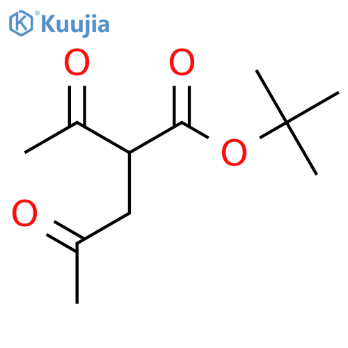 Tert-butyl 2-acetyl-4-oxopentanoate structure