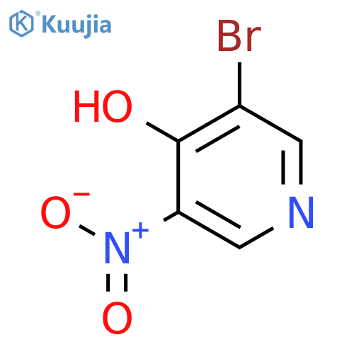 3-Bromo-5-nitropyridin-4-ol structure