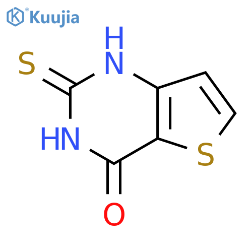 2-sulfanyl-3H,4H-thieno3,2-dpyrimidin-4-one structure