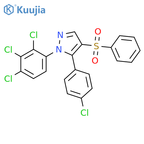 4-(benzenesulfonyl)-5-(4-chlorophenyl)-1-(2,3,4-trichlorophenyl)-1H-pyrazole structure