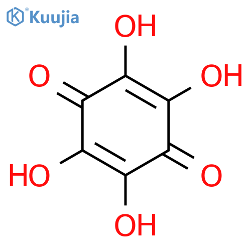 2,3,5,6-Tetrahydroxycyclohexa-2,5-diene-1,4-dione structure