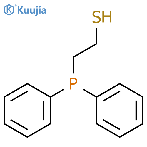 Diphenyl(2-mercaptoethyl)phosphine structure