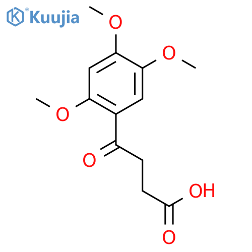 4-Oxo-4-(2,4,5-trimethoxyphenyl)butanoic acid structure