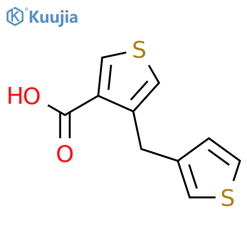 3-Thiophenecarboxylicacid, 4-(3-thienylmethyl)- structure