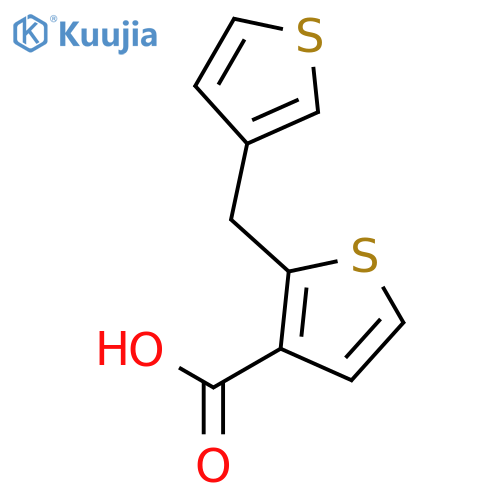 3-Thiophenecarboxylicacid, 2-(3-thienylmethyl)- structure