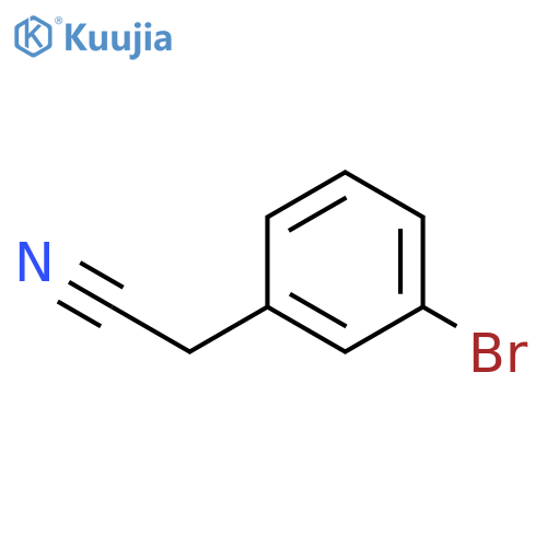 2-(3-bromophenyl)acetonitrile structure