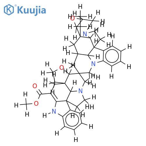 ent-6beta,21;6'alpha,7'alpha-diepoxy-2,3-didehydro-(7betaC4'',3'beta)-3',4''-dihydro-2'H-spiro[aspidospermidine-7,5''-pyrido[1',2',3':1,2,3]aspidospermidine]-3-carboxylic acid methyl ester structure