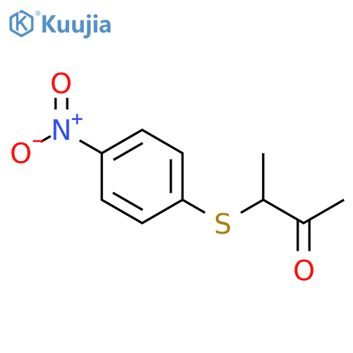 2-Butanone, 3-[(4-nitrophenyl)thio]- structure