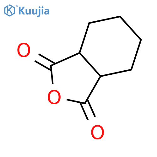 (-)-trans-1,2-Cyclohexanedicarboxylic Anhydride structure