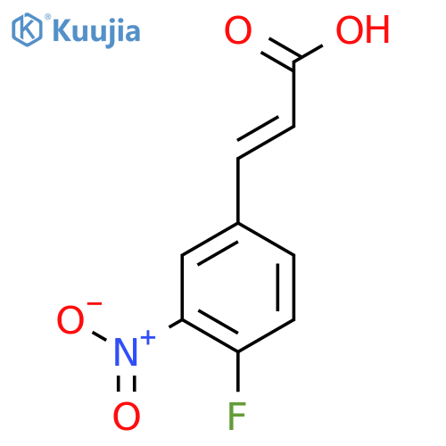 4-Fluoro-3-nitrocinnamic Acid structure