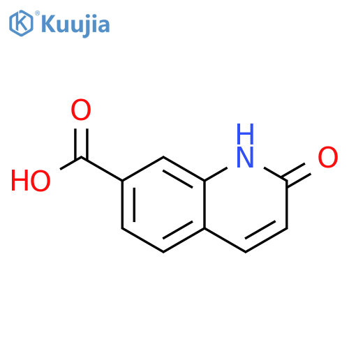 2-Hydroxyquinoline-7-carboxylic acid structure