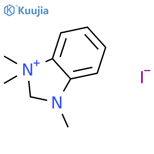 1H-Benzimidazolium, 2,3-dihydro-1,1,3-trimethyl-, iodide structure