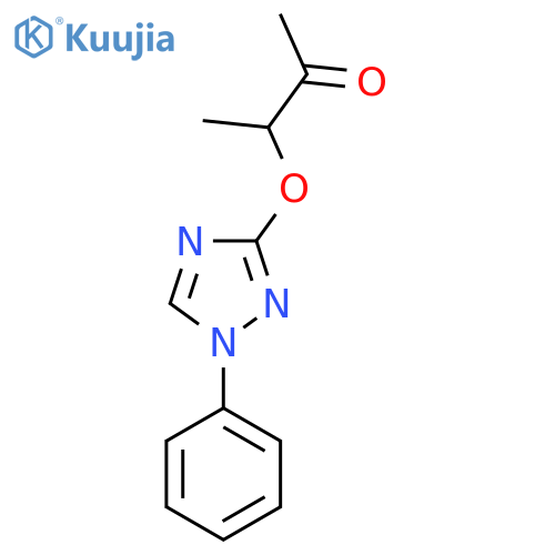 3-[(1-Phenyl-1H-1,2,4-triazol-3-yl)oxy]butan-2-one structure