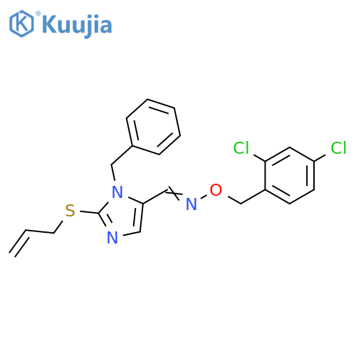 2-(ALLYLSULFANYL)-1-BENZYL-1H-IMIDAZOLE-5-CARBALDEHYDE O-(2,4-DICHLOROBENZYL)OXIME structure
