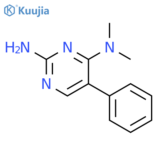 N4,N4-Dimethyl-5-phenylpyrimidine-2,4-diamine structure