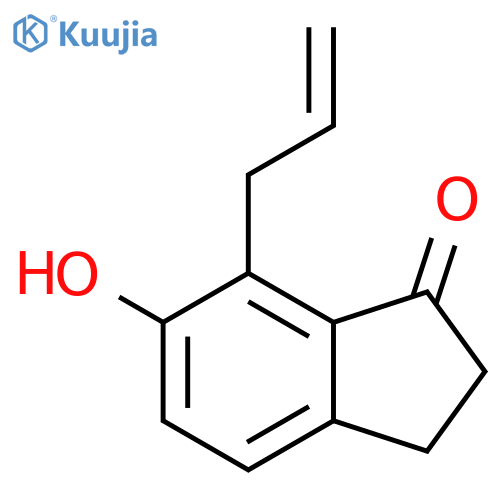 7-Allyl-6-hydroxy-1-indanone structure