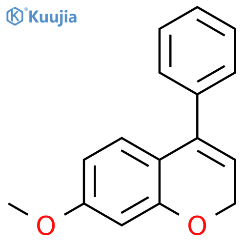 2H-1-Benzopyran, 7-methoxy-4-phenyl- structure