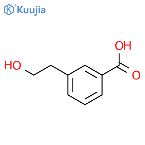 3-(2-hydroxyethyl)benzoic acid structure