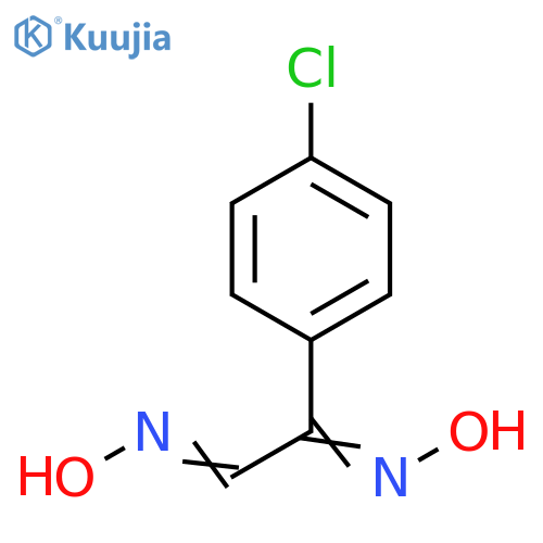 4-Chloro-α-(hydroxyimino)benzeneacetaldehyde oxime structure