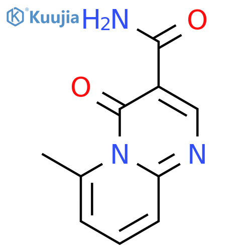 4H-Pyrido[1,2-a]pyrimidine-3-carboxamide, 6-methyl-4-oxo- structure