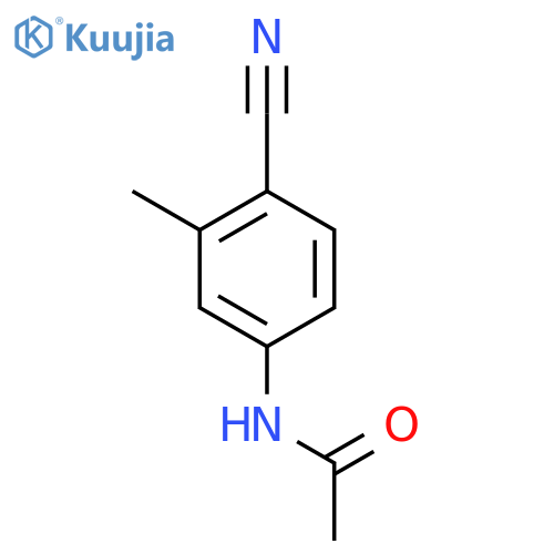 4-Acetamido-2-methylbenzonitrile structure