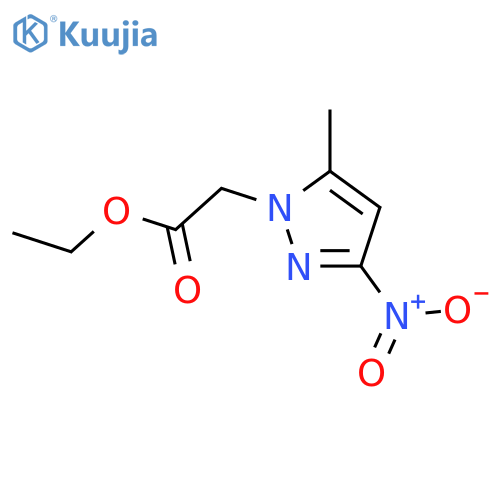ethyl (5-methyl-3-nitro-1H-pyrazol-1-yl)acetate structure