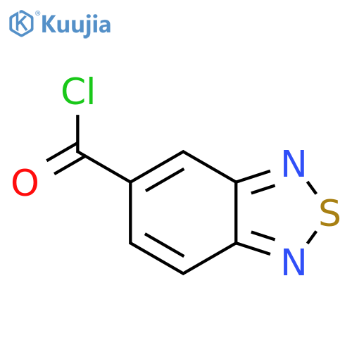 2,1,3-benzothiadiazole-5-carbonyl chloride structure