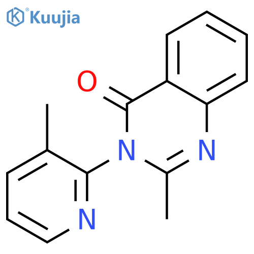 4(3H)-Quinazolinone,2-methyl-3-(3-methyl-2-pyridinyl)- structure