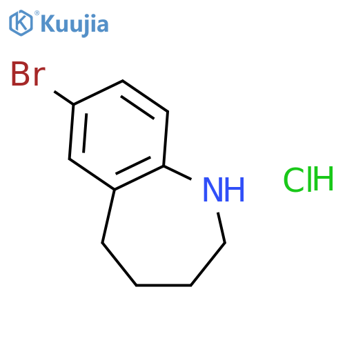 7-Bromo-2,3,4,5-tetrahydro-1H-benzobazepine structure