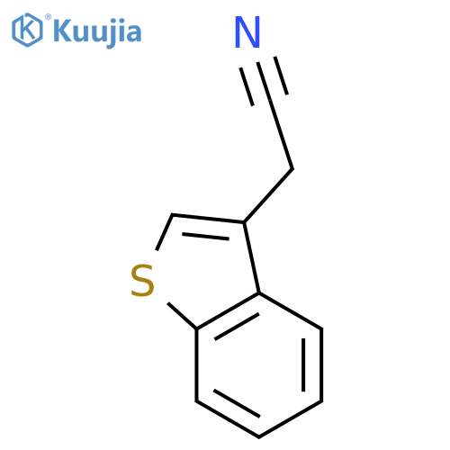 2-(1-Benzothiophen-3-yl)acetonitrile structure