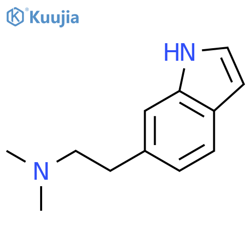1H-Indole-6-ethanamine, N,N-dimethyl- structure